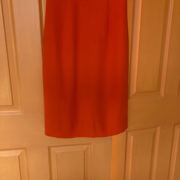 J Crew Short Sleeved Red Sheath Dress Sz 0 - Picture 3 of 3